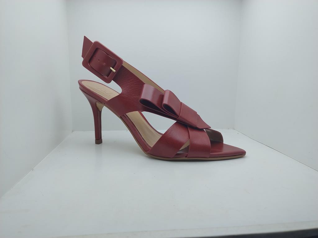 Sandalia salto Bico Fino - Scarlet